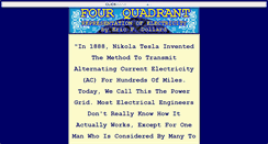 Desktop Screenshot of fourquadranttheory.com