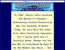 Tablet Screenshot of fourquadranttheory.com